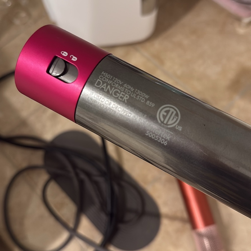 SOLD Dyson Hair Styling Set with Pink and Silver - Picture 4 of 6